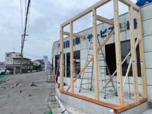 自動車整備工場 増築改装工事